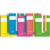 (NSFP3) LAMELA ERIGGAN CUADERNO ESPIRAL 80H FOLIO 90GR 3MM TAPA PP C/SURTIDOS