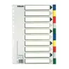 (11610) ESSELTE SEPARADORES 10 POSICIONES FOLIO PP COLORES CON CARÁTULA ÍNDICE CARTÓN BLANCO / NEGRO