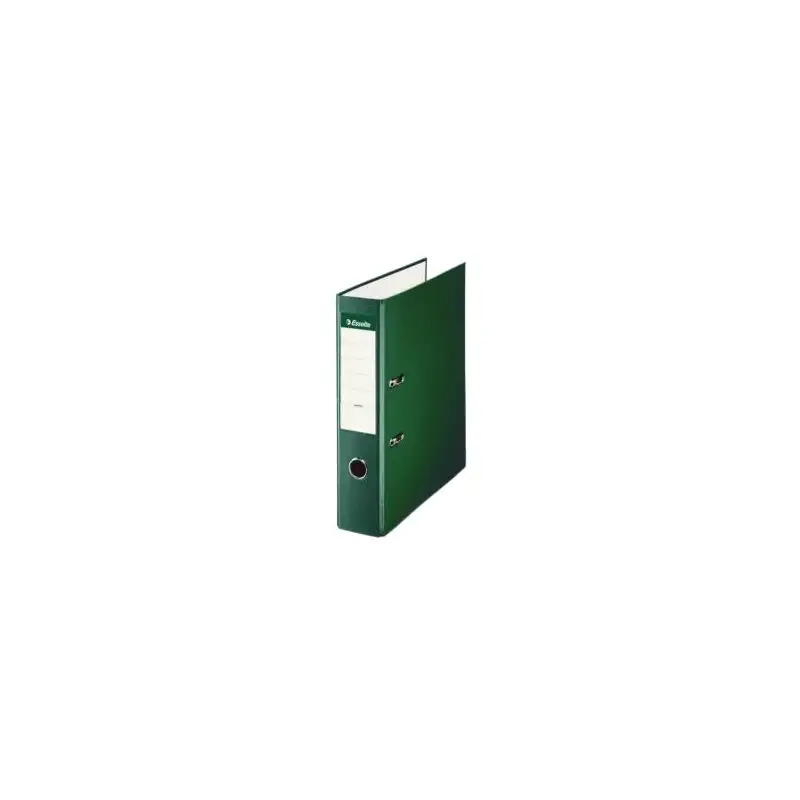(42302) ESSELTE ARCHIVADOR PALANCA FOLIO LOMO ANCHO PP INTERIOR FORRADO EN PAPEL RADO CANTONERAS VERDE