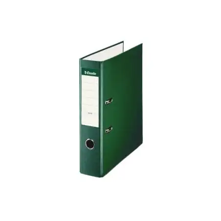 (42302) ESSELTE ARCHIVADOR PALANCA FOLIO LOMO ANCHO PP INTERIOR FORRADO EN PAPEL RADO CANTONERAS VERDE
