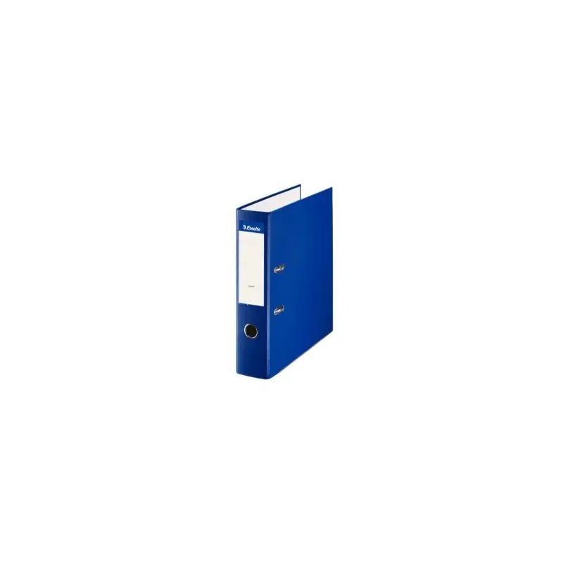 (42303) ESSELTE ARCHIVADOR PALANCA FOLIO LOMO ANCHO PP INTERIOR FORRADO EN PAPEL RADO CANTONERAS AZUL