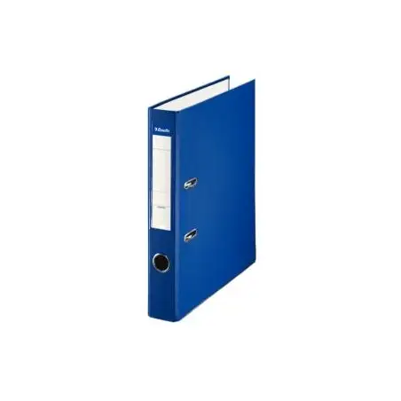 (42307) ESSELTE ARCHIVADOR PALANCA FOLIO LOMO 50MM PP INTERIOR FORRADO EN PAPEL RADO CANTONERAS AZUL