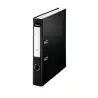 (42308) ESSELTE ARCHIVADOR PALANCA FOLIO LOMO 50MM PP INTERIOR FORRADO EN PAPEL RADO CANTONERAS NEGRO