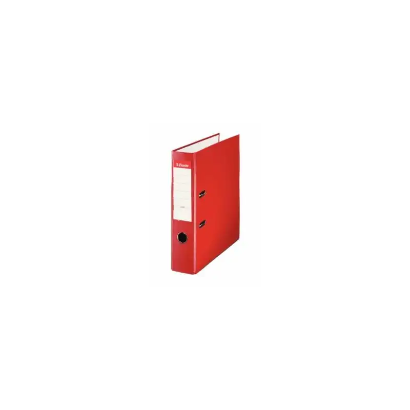(42309) ESSELTE ARCHIVADOR PALANCA A4 LOMO ANCHO PP INTERIOR FORRADO EN PAPEL RADO CANTONERAS ROJO