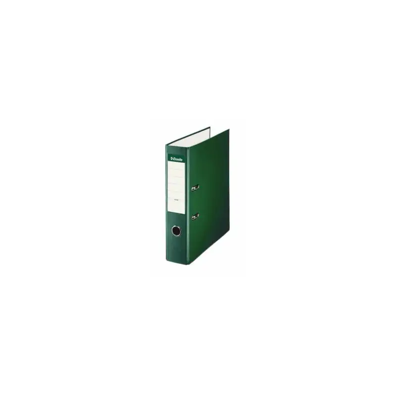 (42310) ESSELTE ARCHIVADOR PALANCA A4 LOMO ANCHO PP INTERIOR FORRADO EN PAPEL RADO CANTONERAS VERDE