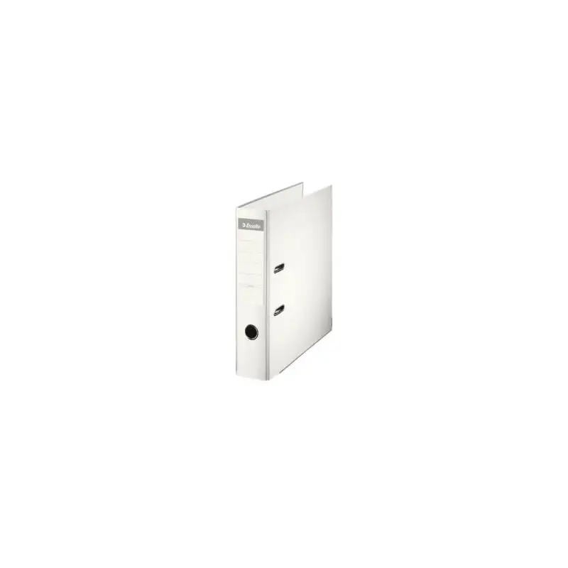(42329) ESSELTE ARCHIVADOR PALANCA A4 LOMO ANCHO PP INTERIOR FORRADO EN PAPEL RADO CANTONERAS BLANCO