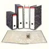 (46959) ESSELTE ARCHIVADOR PALANCA FOLIO LOMO ANCHO CARTÓN JASPEADO