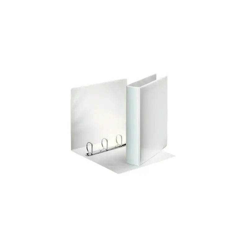 (49704) ESSELTE CARPETA CANGURO BÁSICA PERSONALIZABLE 4 ANILLAS MIXTAS 40MM A4 PP BLANCO