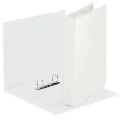 (49737) ESSELTE CARPETA CANGURO BÁSICA PERSONALIZABLE 2 ANILLAS MIXTAS 25MM A4 PP BLANCO