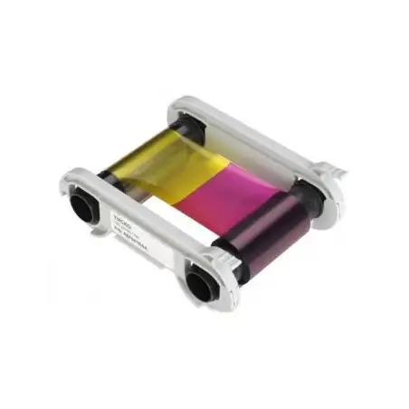(15R5F002EAA) EVOLIS CINTA DE TRANSFERENCIA TÉRMICA DE COLOR CON CINCO PANELES YMCKO (200 IMPRESIONES) (ZENIUS