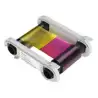 (15R5F002EAA) EVOLIS CINTA DE TRANSFERENCIA TÉRMICA DE COLOR CON CINCO PANELES YMCKO (200 IMPRESIONES) (ZENIUS