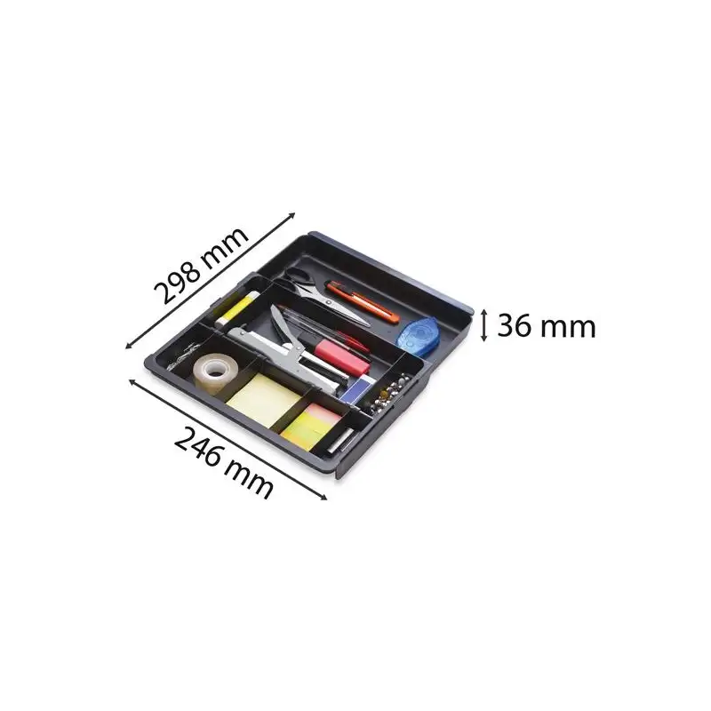 (316014D) EXACOMPTA DRAWINSERT ORGANIZADOR DEL CAJÓN NEGRO
