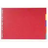 (2905E) EXACOMPTA SEPARADORES NATURE FUTURE CARTULINA LUSTRADA 400GR 5 POSICIONES A3 COLORES