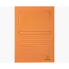 (50104E) EXACOMPTA SUBCARPETA A4 FOREVER CON VENTANA NARANJA 120GR -100U-