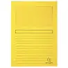 (50109E) EXACOMPTA SUBCARPETA A4 FOREVER CON VENTANA AMARILLO 120GR -100U-
