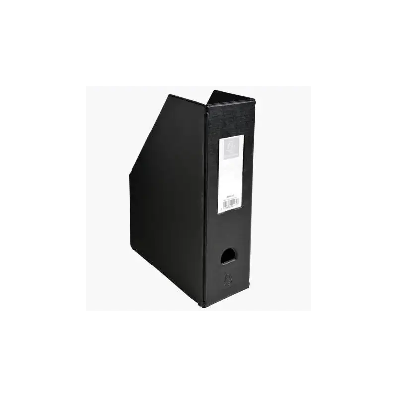 (90161E) EXACOMPTA REVISTERO LOMO 100MM A4 CARTON FORRADO DE PLASTICO PP NEGRO