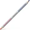 (110910) FABER CASTELL LÁPIZ JUMBO GRIP DOBLE PUNTA BICOLOR ROJO Y AZUL