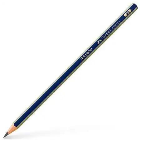 (112506) FABER CASTELL LÁPIZ DE GRAFITO 1221 GOLDFABER 6B