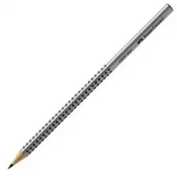 (117000) FABER CASTELL LÁPIZ GRIP ECOLÓGICO GRAFITO MODELO 2001 HB GRIS