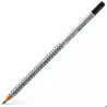 (117200) FABER CASTELL LÁPIZ GRIP ECOLÓGICO C/ GOMA DE BORRAR MOD. 2001 HB GRIS