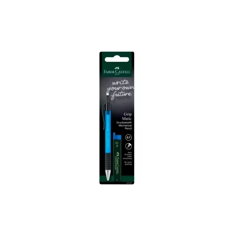 (132797) FABER CASTELL PORTAMINAS GRIP MATIC + TUBO DE MINAS 0
