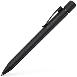 (144172) FABER CASTELL BOLÍGRAFO GRIP EDITION ALL BLACK XB TINTA AZUL RECARGABLE NEGRO