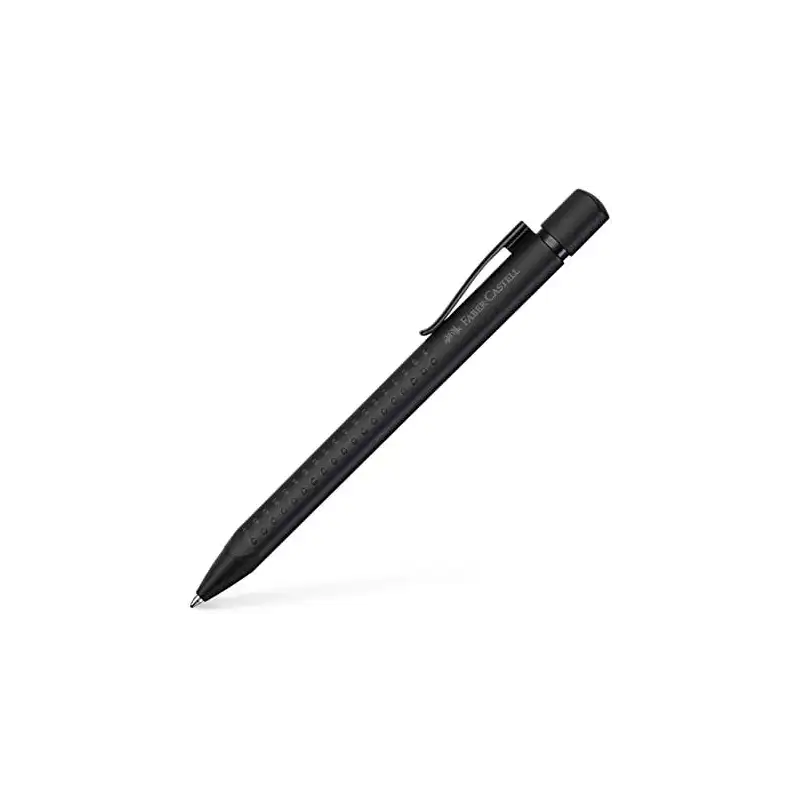 (144172) FABER CASTELL BOLÍGRAFO GRIP EDITION ALL BLACK XB TINTA AZUL RECARGABLE NEGRO