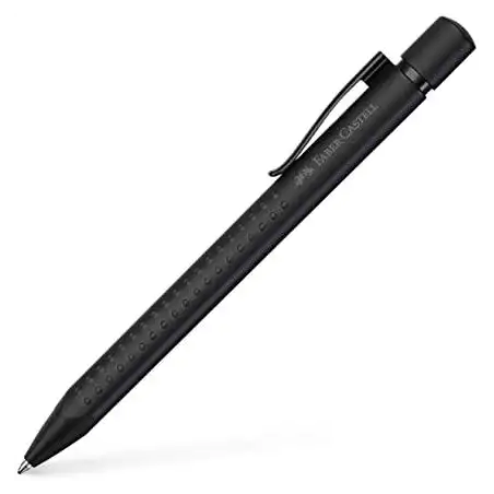 (144172) FABER CASTELL BOLÍGRAFO GRIP EDITION ALL BLACK XB TINTA AZUL RECARGABLE NEGRO