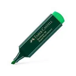 (154863) FABER CASTELL MARCADOR FLUORESCENTE TEXTLINER 48 VERDE