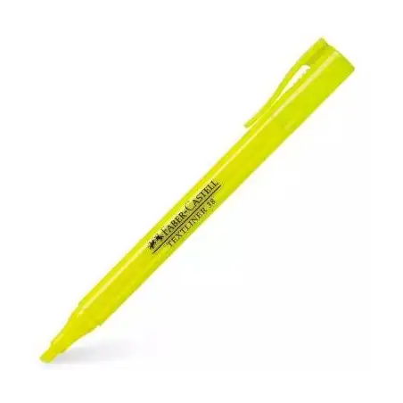 (157707) FABER CASTELL MARCADOR FLUORESCENTE TEXTLINER 38 AMARILLO