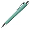 (241165) FABER CASTELL BOLÍGRAFO POLY BALL COLOURS XB TINTA AZUL RECARGABLE VERDE MENTA
