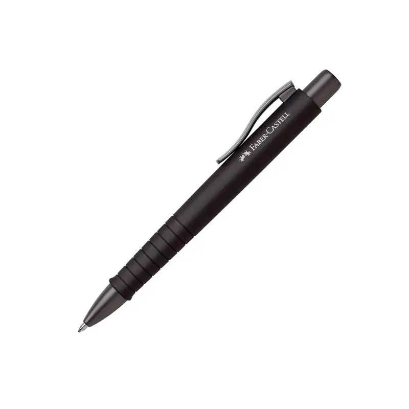 (241190) FABER CASTELL BOLÍGRAFO POLY BALL URBAN TINTA AZUL XB RECARGABLE NEGRO