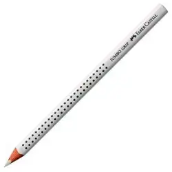 (110901) FABER CASTELL LÁPICES DE COLORES JUMBO GRIP UNICOLOR BLANCO
