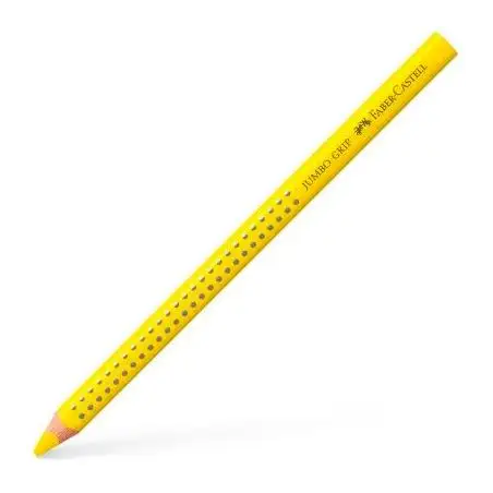 (110907) FABER CASTELL LÁPICES DE COLORES JUMBO GRIP UNICOLOR AMARILLO CADMIO