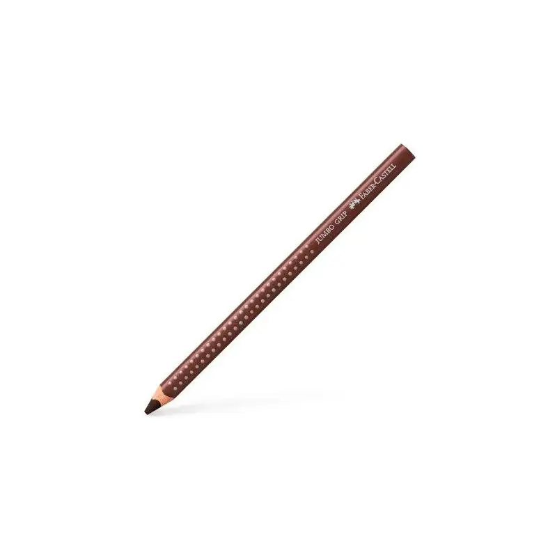 (110976) FABER CASTELL LÁPICES DE COLORES JUMBO GRIP UNICOLOR MARRÓN VAN-DYCK