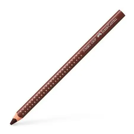 (110976) FABER CASTELL LÁPICES DE COLORES JUMBO GRIP UNICOLOR MARRÓN VAN-DYCK