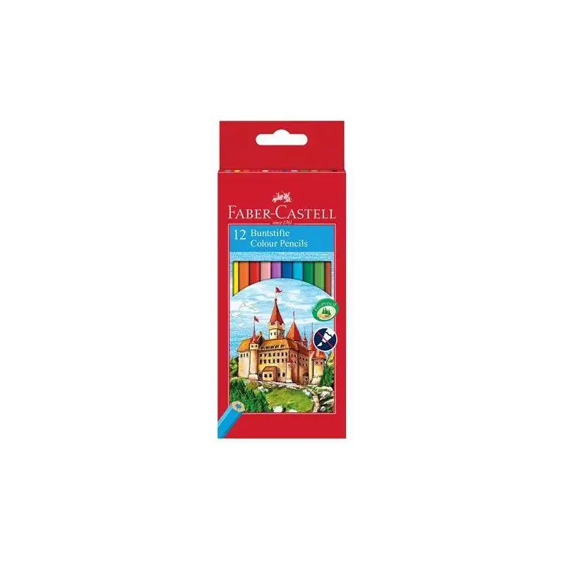 (120112) FABER CASTELL LÁPICES DE COLORES CLASSIC C/SURTIDOS ESTUCHE 12 UD
