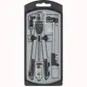 (174045) FABER CASTELL COMPÁS DE AJUSTE RÁPIDO ADAPTADOR UNIVERSAL ALARGADERA Y ACCESORIOS