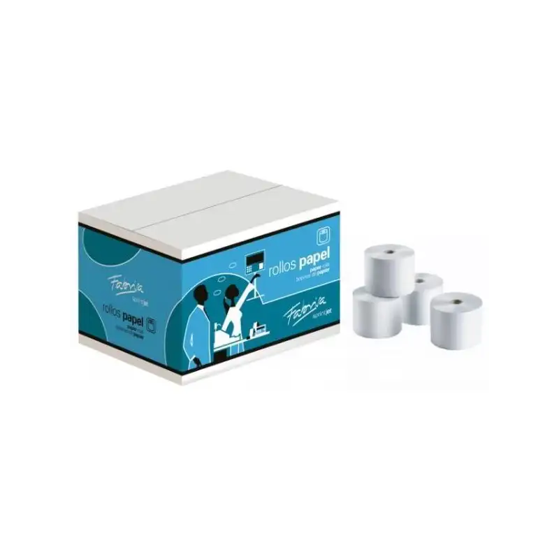 (16179) FABRISA ROLLO AUTOCOPIATIVO - PAPEL OFFSET DE ALTA BLANCURA COPIATIVO - 57GR./M2 - 75MMX65MM - MANDRIL 12MM - 10UD. -