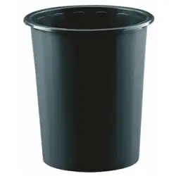(305-02) FAIBO PAPELERA DE PLÁSTICO EN POLIPROPILENO 310X280 MM CERRADA 14 L SERIE 305 NEGRA