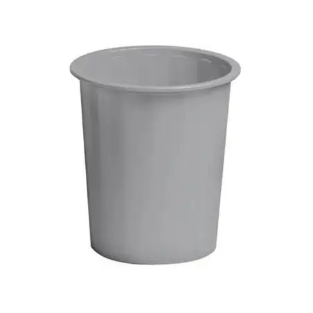 (305-08) FAIBO PAPELERA DE PLÁSTICO EN POLIPROPILENO 310X280 MM CERRADA 14 L SERIE 305 GRIS