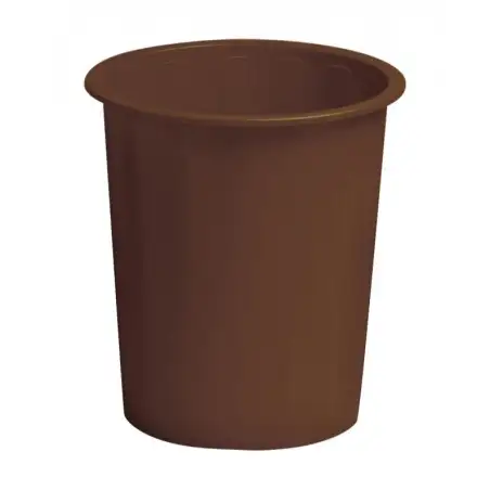 (305-09) FAIBO PAPELERA DE PLÁSTICO EN POLIPROPILENO 310X280 MM CERRADA 14 L SERIE 305 MARRON