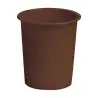 (305-09) FAIBO PAPELERA DE PLÁSTICO EN POLIPROPILENO 310X280 MM CERRADA 14 L SERIE 305 MARRON