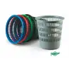 (306-02) FAIBO PAPELERA DE PLÁSTICO REJILLA CAPACIDAD 16 LITROS 310X315 MM SERIE 306 NEGRO