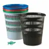 (307-00) FAIBO PAPELERA DE PLÁSTICO EN POLIPROPILENO 12 L REJILLA 295X275 MM SURTIDOS SERIE 307 -9U-