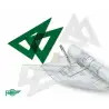 (101-25CV) FAIBO CARTABÓN 25CM SIN GRADUAR VERDE