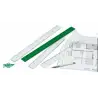 (106-30V) FAIBO REGLA 30CM METACRILATO VERDE
