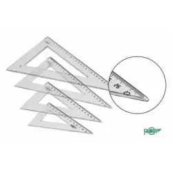 (21325) FAIBO CARTABÓN ESCOLAR GRADUADO 25CM TRANSPARENTE