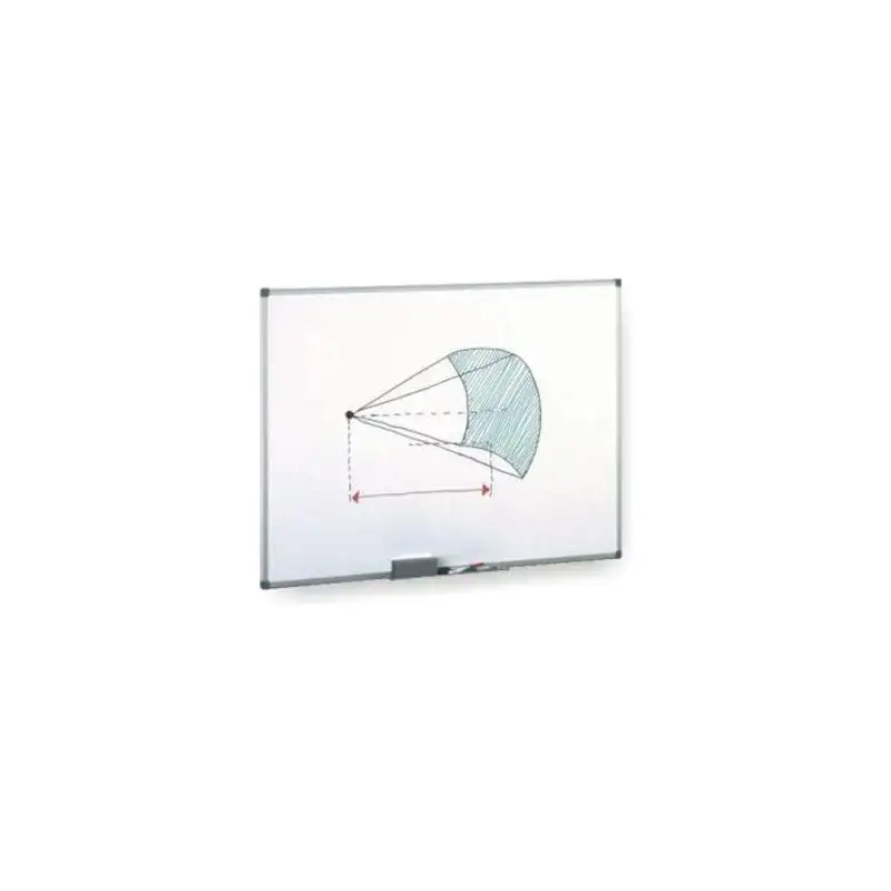 (11M-4) FAIBO PIZARRA BLANCA MELAMINADA MARCO DE ALUMINIO CON CAJETÍN 100X150CM