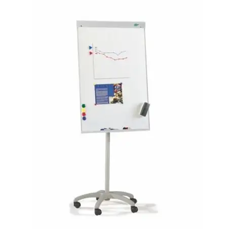 (9TR) FAIBO PIZARRA CABALLETE METÁLICO CON RUEDAS 700 X 1020 MM